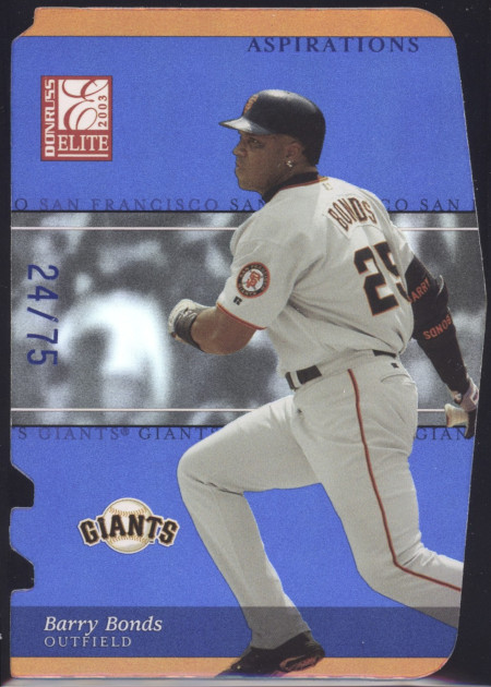 2003 Donruss Elite Aspirations Barry Bonds